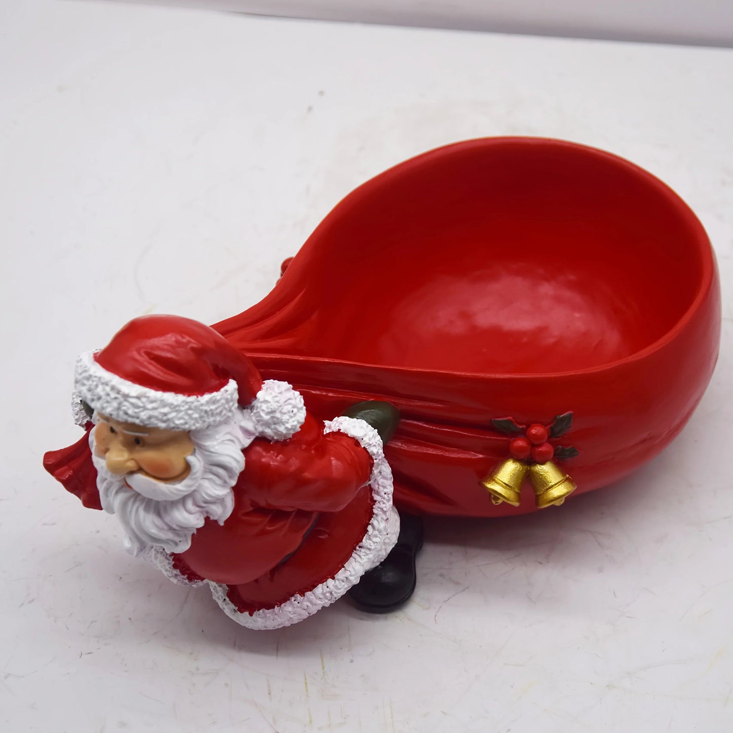 Resin Santa Claus Figurine - Versatile Christmas Home Decoration