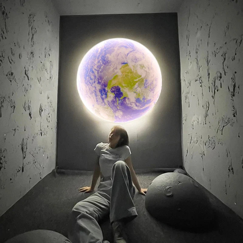 Moon & Earth Wall Atmosphere Lamp