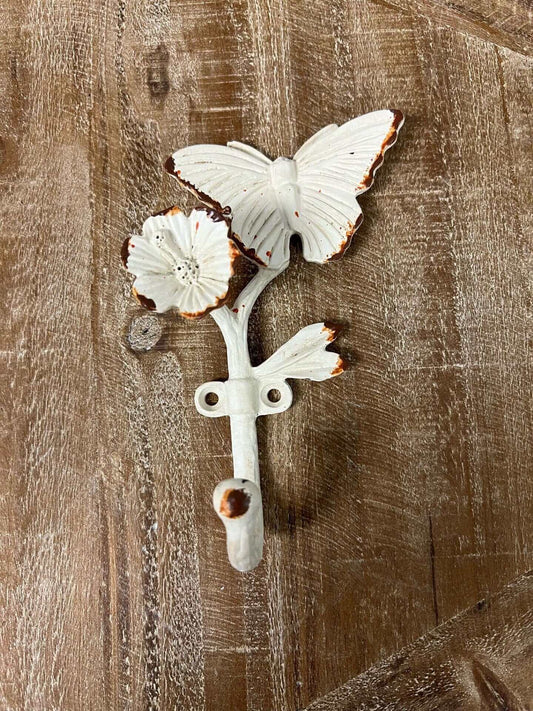Rustic Cottagecore Butterfly Wall Hook