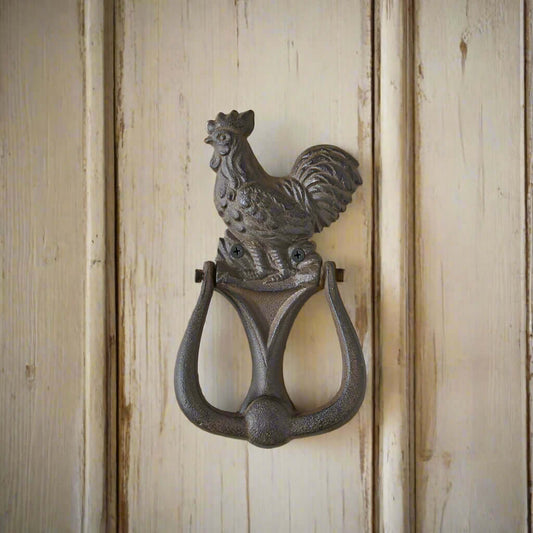Rustic Rooster Door Knocker | Set of 2
