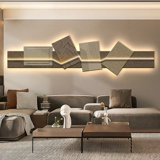 Dlight Decor Artistic Wood Crystal Wall Glow Light