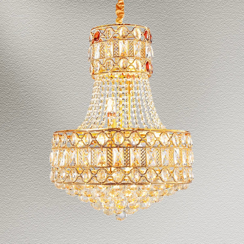 Modern Living Room Chandelier - Light Luxury Crystal Elegance for Dining Rooms, Hotels, Villas, and Bedrooms