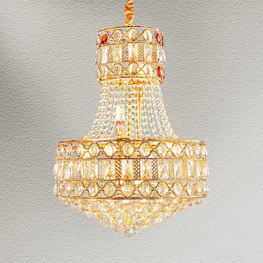 Modern Living Room Chandelier - Light Luxury Crystal Elegance for Dining Rooms, Hotels, Villas, and Bedrooms