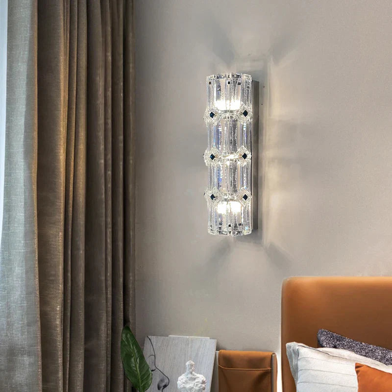 Mila Crystal Wall Lamp - Luxury Living Room and Bedroom Illumination