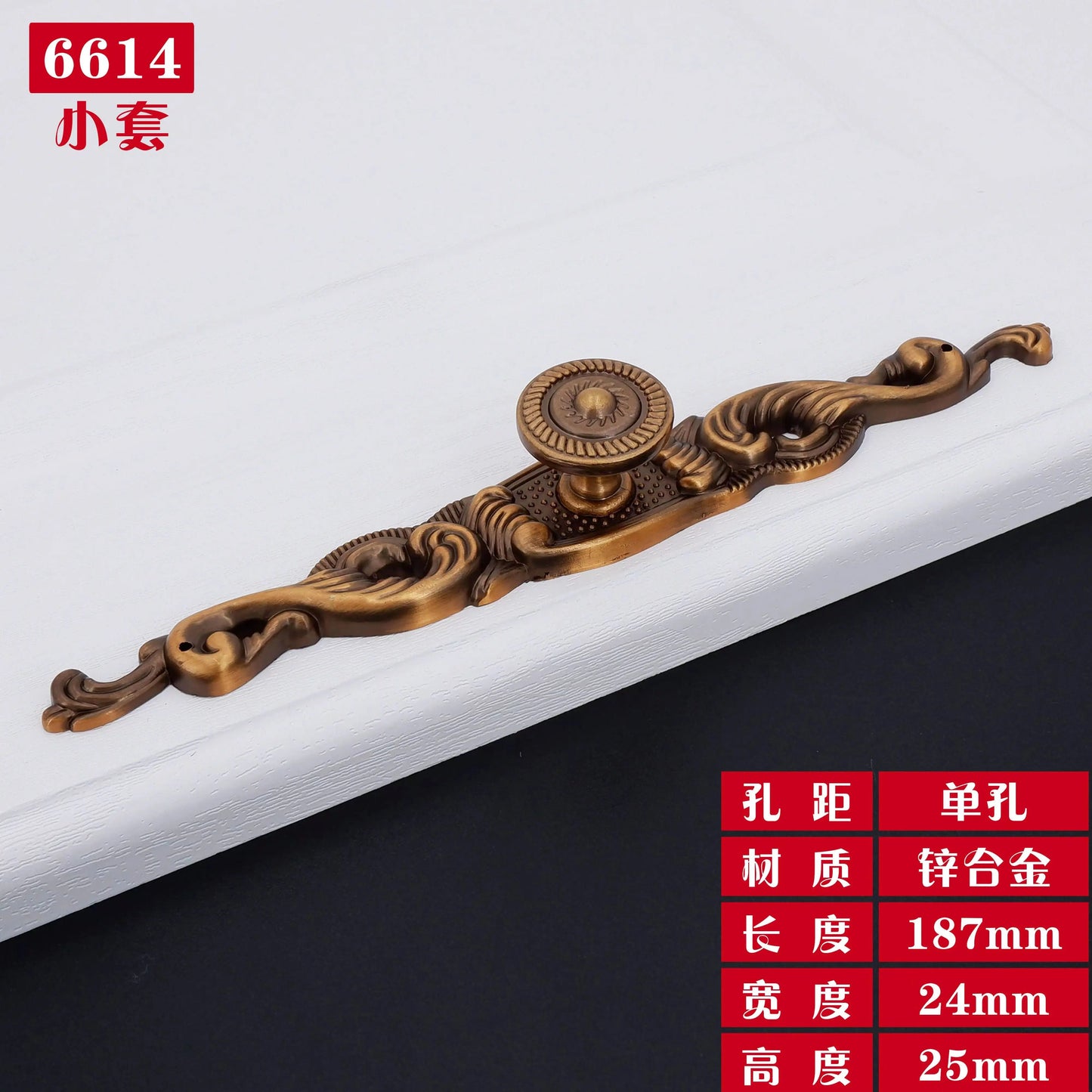 Antique Yellow Bronze Cabinet Handles - Brushed Vintage Drawer Pulls for Kitchen and Wardrobe Doors