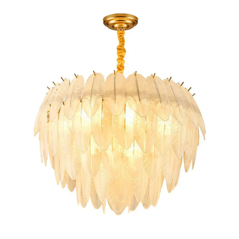 Postmodern Light Luxury Crystal Chandelier - Nordic Minimalist Elegance for Living Rooms, Bedrooms, and Dining Spaces
