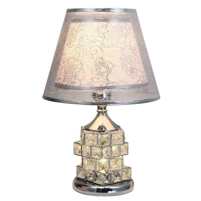 Modern Crystal Table Lamp - European Luxury for Elegant Home Decor and Wedding Gift Ideas