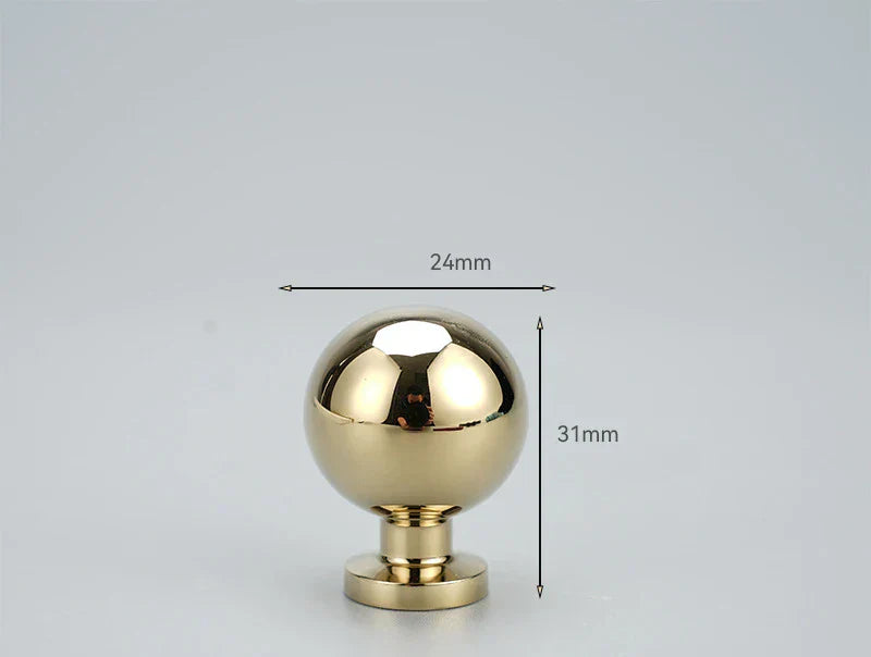 Chrome and Polished Gold Brass Furniture Handles – Modern Cabinet, Drawer, and Wardrobe Knobs