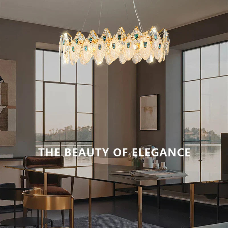 Petal-Shaped Ceiling Chandelier - A Unique Bedroom and Living Room Lighting Fixture