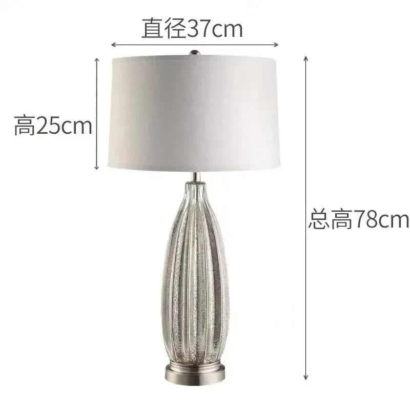 Minimalist Modern Retro American Desk Lamp - Luxury Bedside Light for Bedroom and Living Room