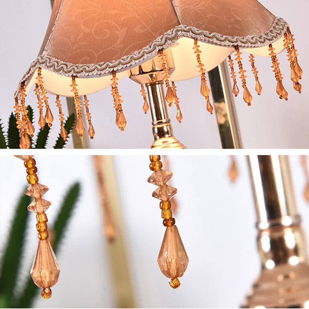 European Style Touch Table Lamp - Modern Romantic Decorative Lighting for Bedroom
