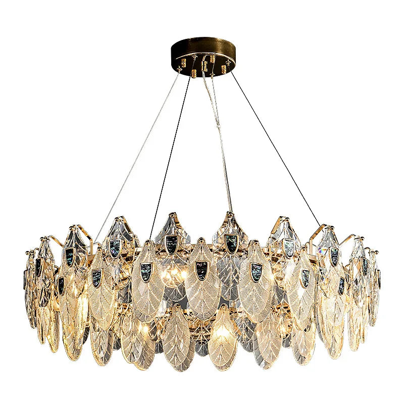 Petal-Shaped Ceiling Chandelier - A Unique Bedroom and Living Room Lighting Fixture