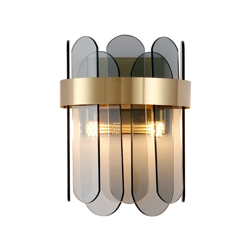 Elena - LED Modern Nordic Interior Lighting Home Decoration Lamp Luxury Wall Lamp Living Room Bedroom Bedside Handmade Glass Wall Lamp