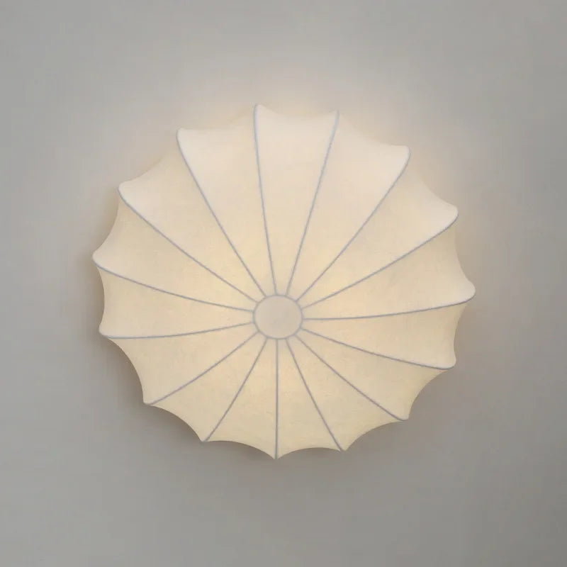 Danish Design LED Ceiling Light - Creative Fabric Chandelier for Elegant Home and Hospitality Decor