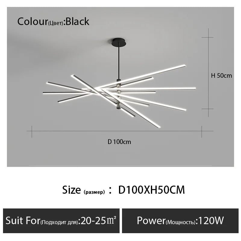 New Modern Minimalist Chandelier - Elevate Your Space with Nordic Elegance