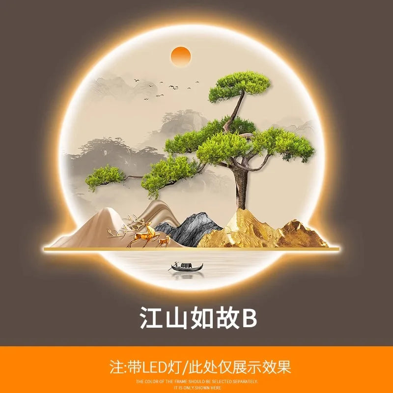 Dlight Decor Wealth Landscape Wall Lamp Mural