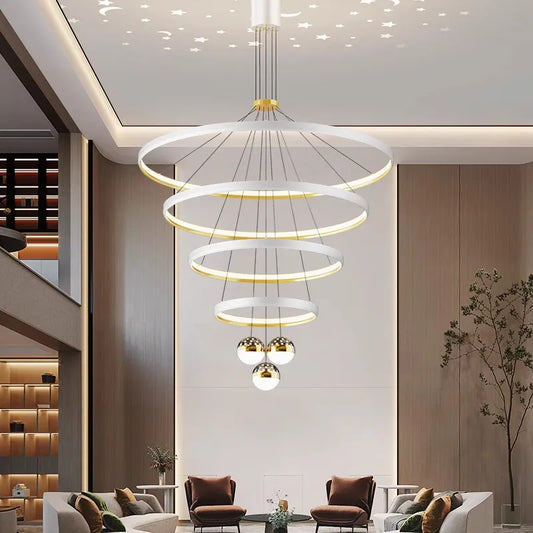 Chic Nordic Dining Room Chandelier - Stylish Ceiling Lamp for Indoor Lighting