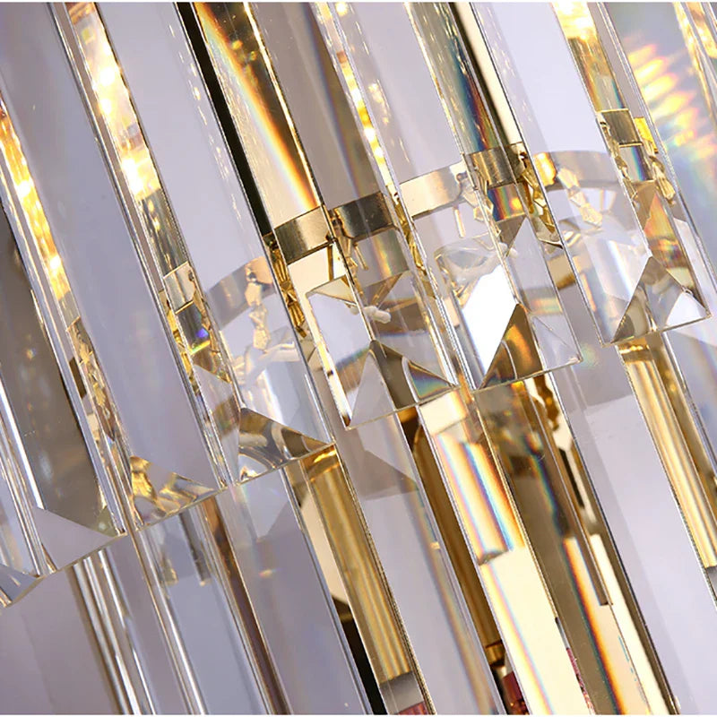 Brooklyn Hotel Lobby Crystal Wall Lamp - Luxurious Lighting for Elegance and Style