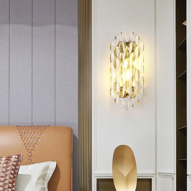 Lyric Nordic Postmodern Minimalist Crystal Villa Wall Lamp - Personalize Your Space with Creative Elegance