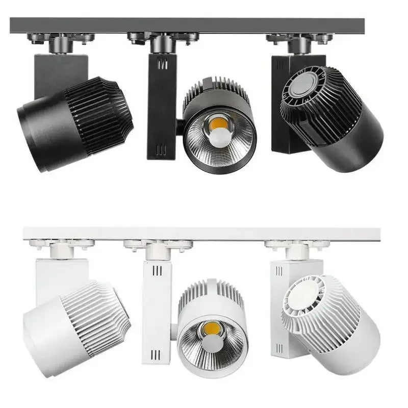 40W COB LED Track Light - Recessed Ceiling Spotlight for Commercial Indoor Lighting