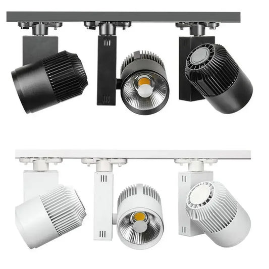 40W COB LED Track Light - Recessed Ceiling Spotlight for Commercial Indoor Lighting