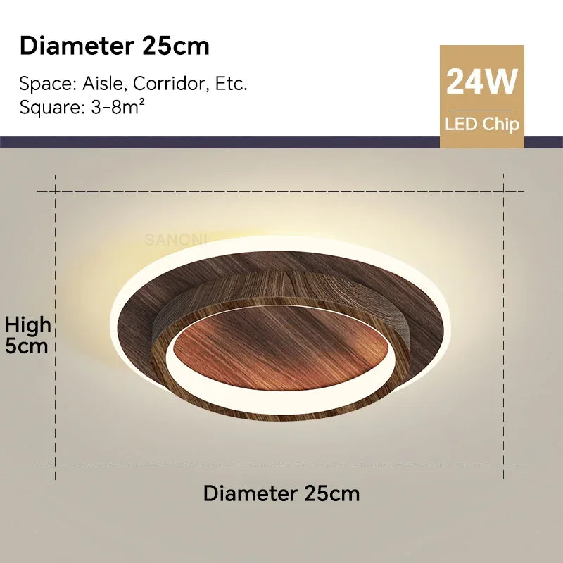Modern LED Chandelier - Perfect Lighting Fixture for Aisle, Corridor, Stairs, Foyer, Balcony, and Bedroom