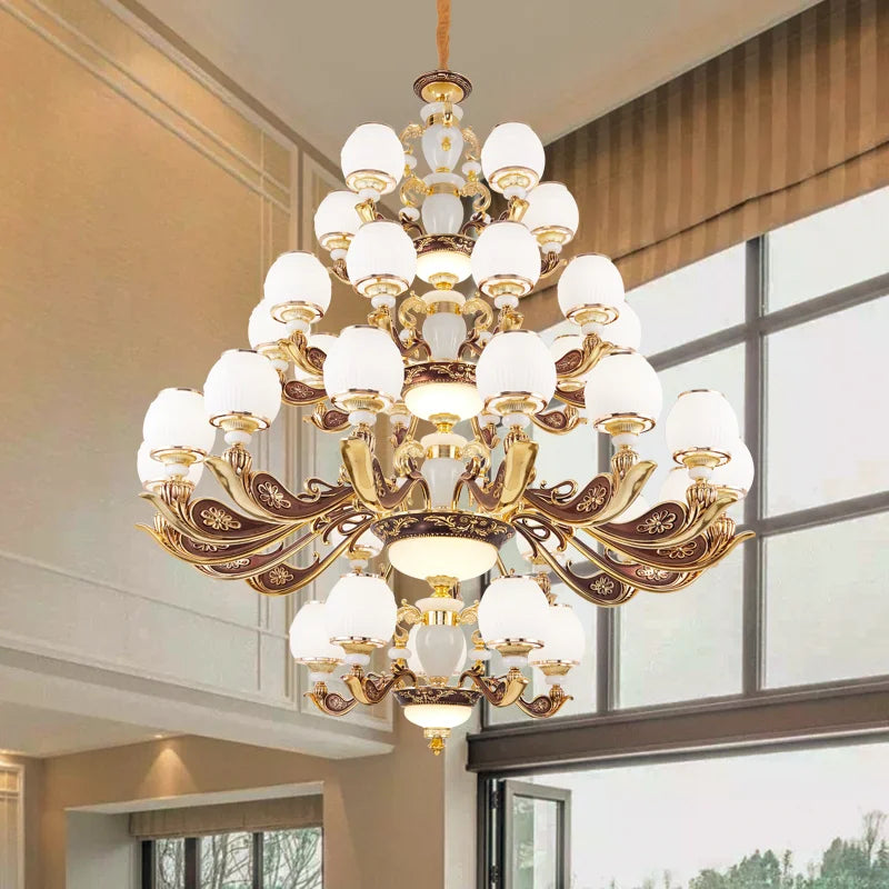 European Style Large Chandelier - Elegance for Living Rooms, Hotels, Villas, and Grand Hallways