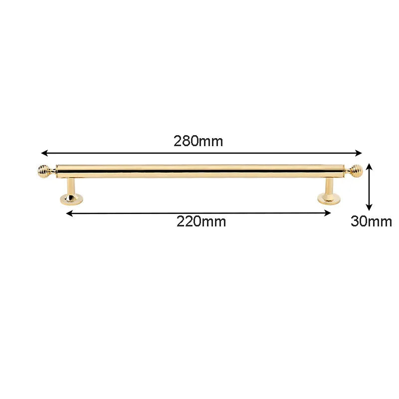 Polished Brass Cabinet Handles – PVD Gold and Chrome Wardrobe Knobs and Drawer Pulls