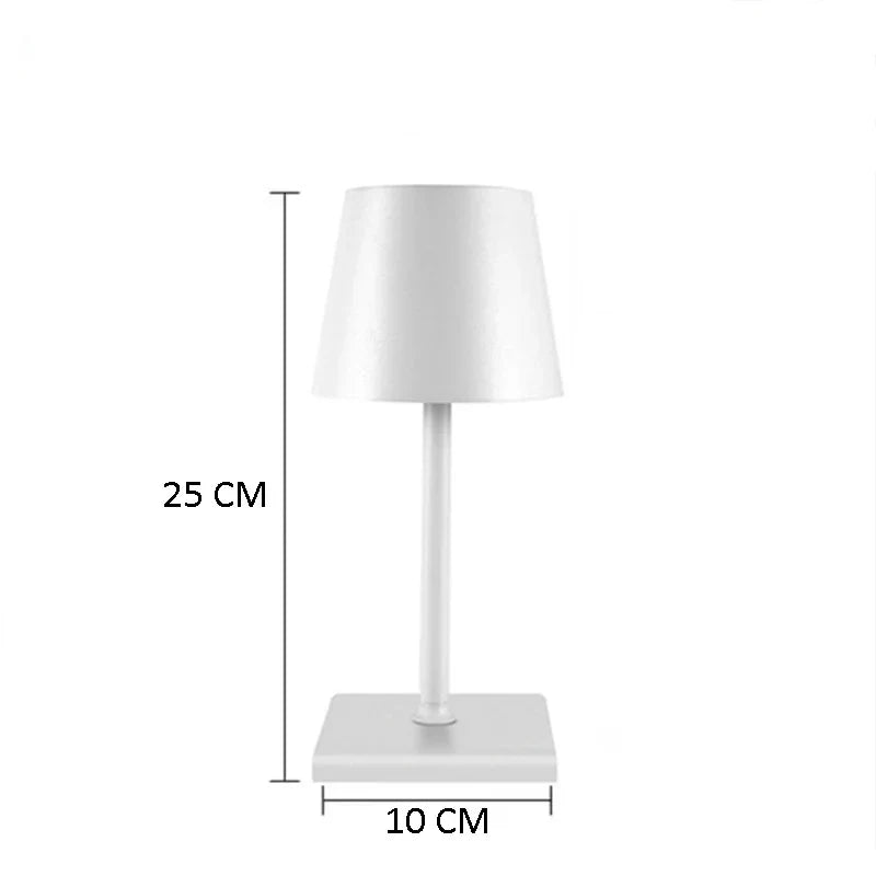 Dimmable Wireless Rechargeable Table Lamp - Versatile Bedroom Night Bedside Light