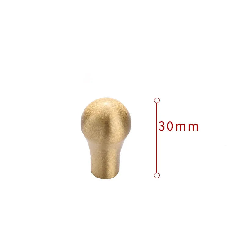 Solid Brass Cabinet Handles – Satin Brass Gold Bar Pulls and Knobs for Drawers and Wardrobes