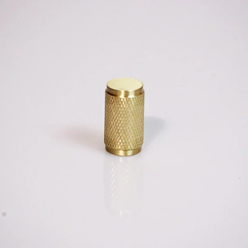 Knurled Brass T-Bar Handles – Modern Cabinet Knobs and Kitchen Cupboard Pulls