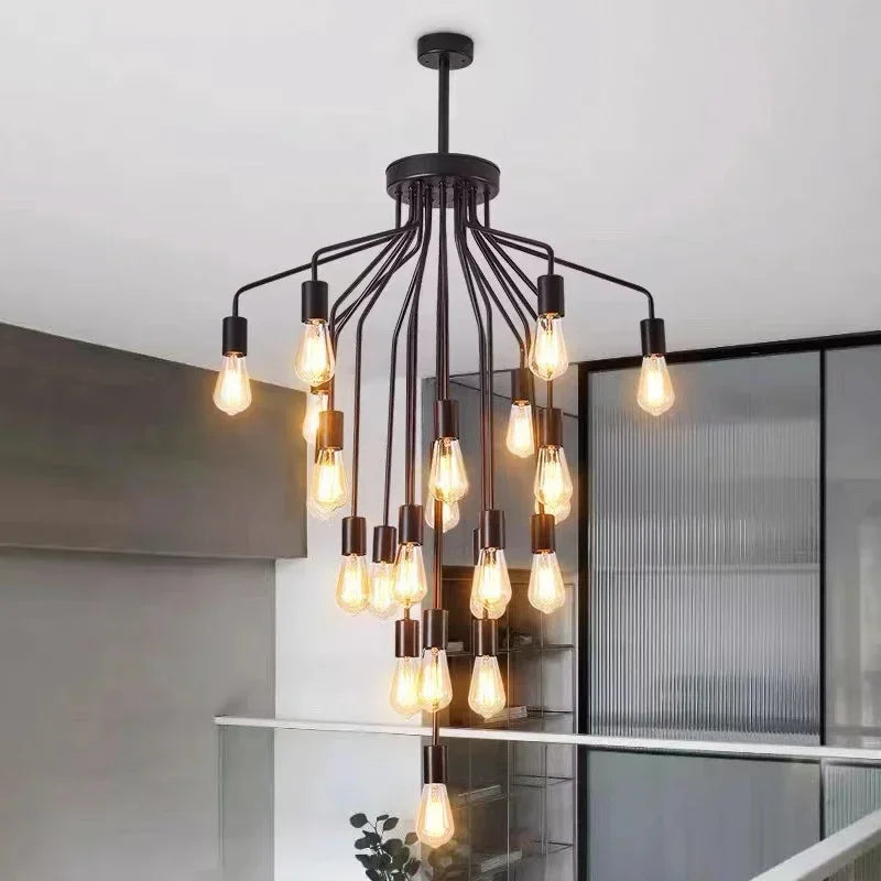Grace's American Iron Ceiling Chandelier
