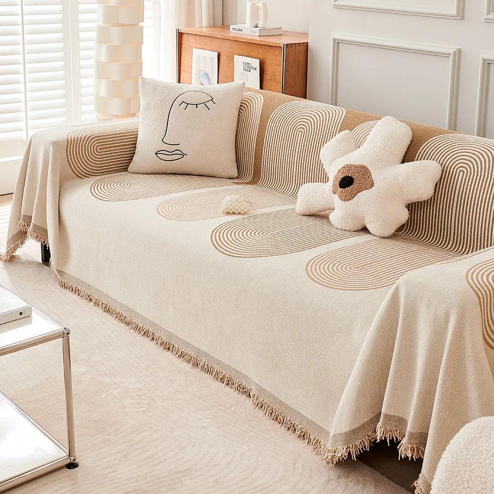 Double-Sided Chenille Couch Slipcovers for Ultimate Comfort