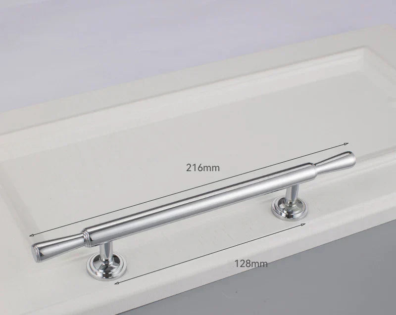 Chrome and Polished Gold Brass Furniture Handles – Modern Cabinet, Drawer, and Wardrobe Knobs
