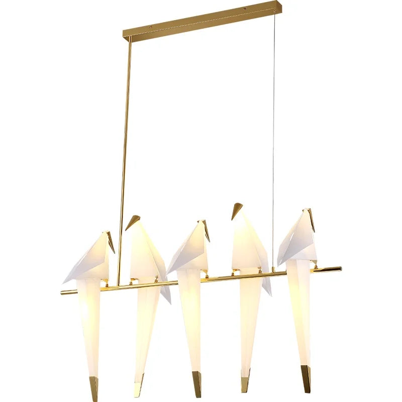 Modern Bird Cage Chandelier - Stylish Interior Decor Lighting Fixture for Living Room, Restaurant, and Bedroom