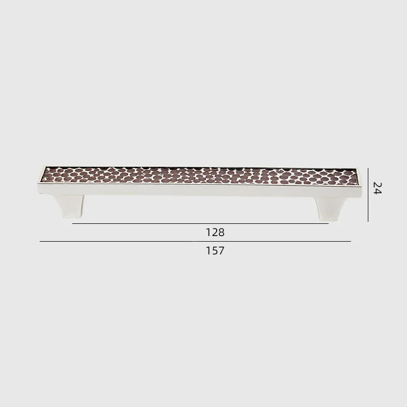 24K Gold and Hammered Brass Furniture Handles – Textured Cabinet Knobs and Pulls in Antique Silver and Old-Silver Finishes
