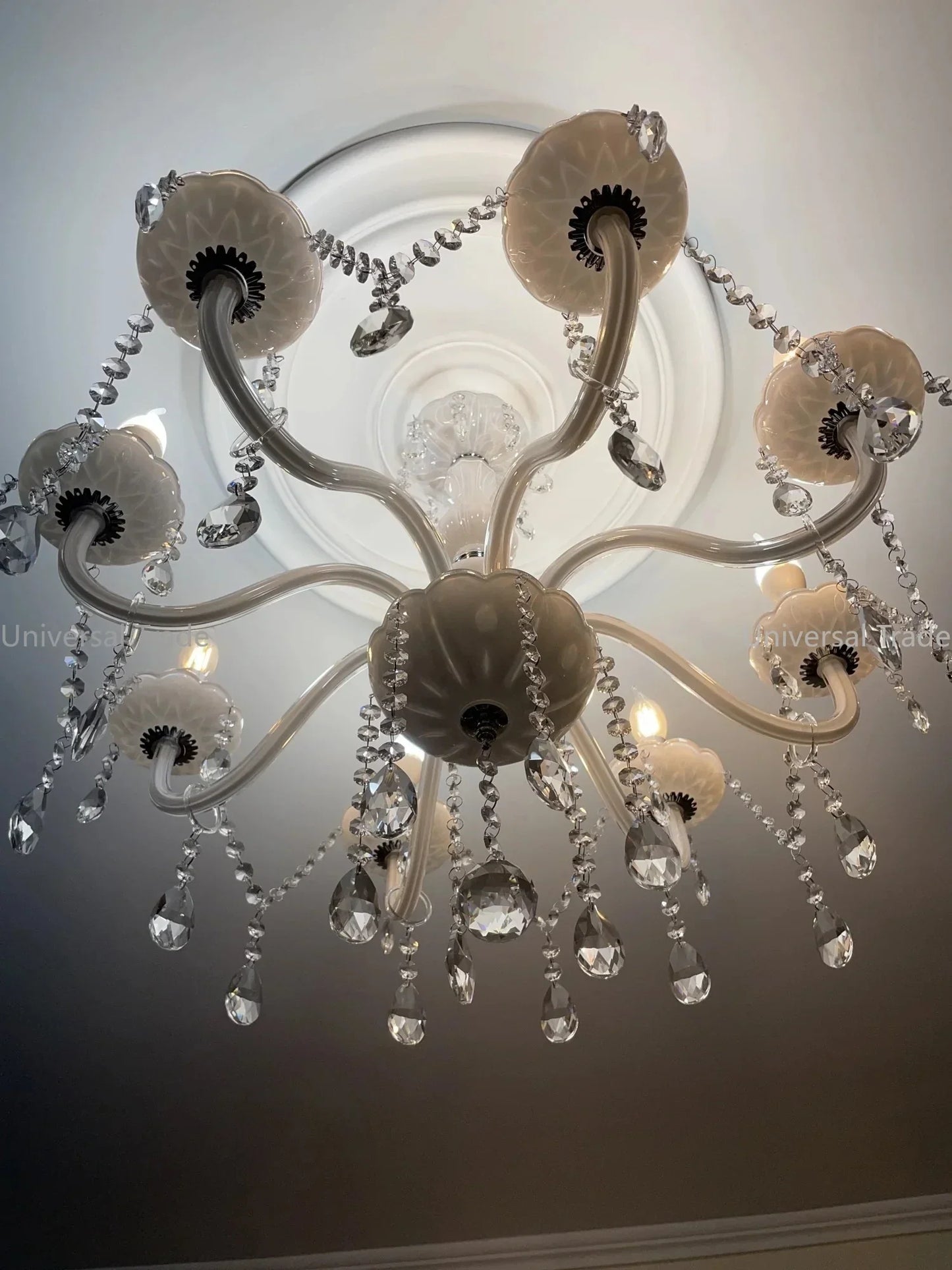 Modern LED Crystal Chandelier - Illuminate Your Home with Elegance