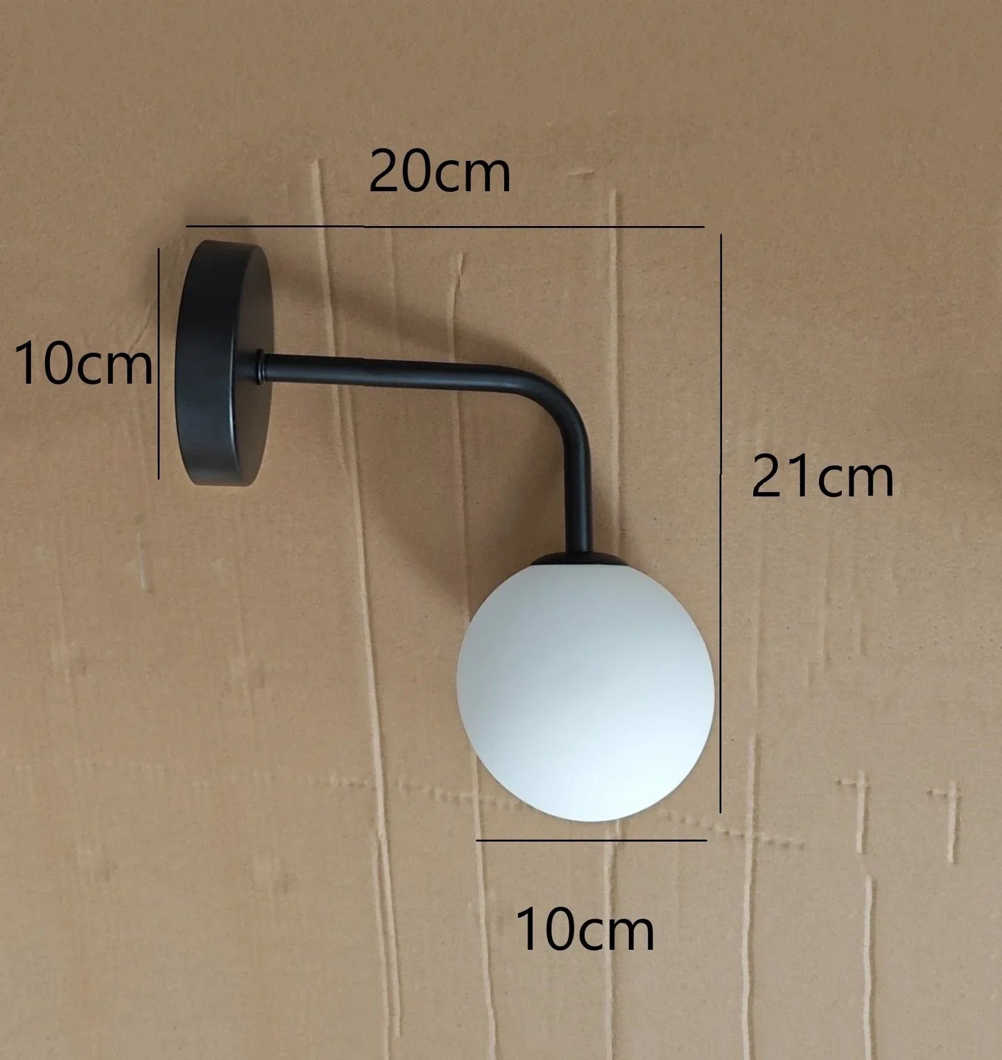Post-Modern Wall Lamps - LED Golden Glass Wall Light with G9 Bulb for Nordic Creative Bedroom, Living Room, Aisle, and Bedside