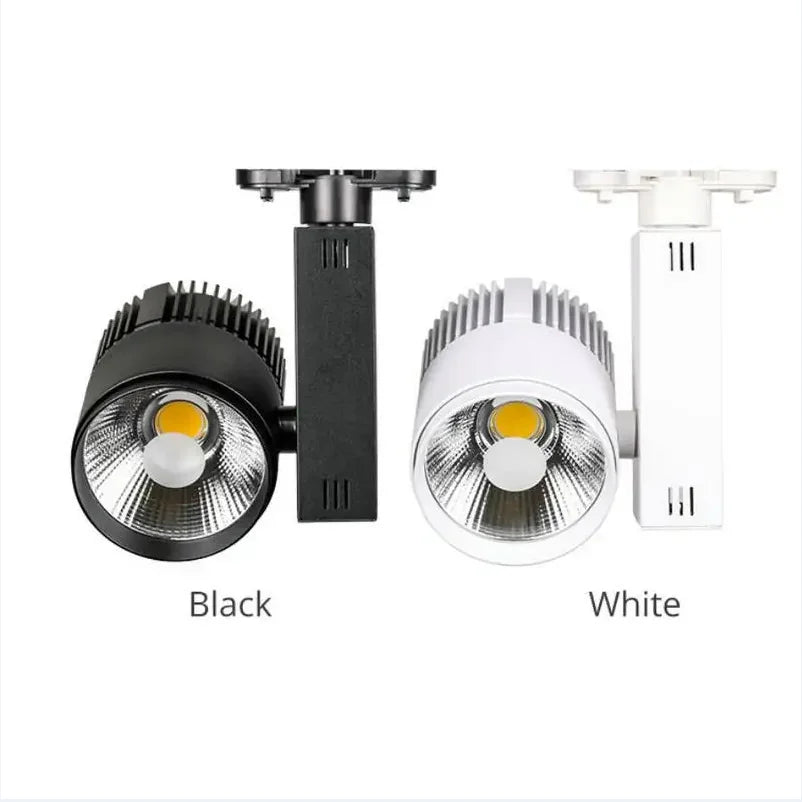 40W COB LED Track Light - Recessed Ceiling Spotlight for Commercial Indoor Lighting