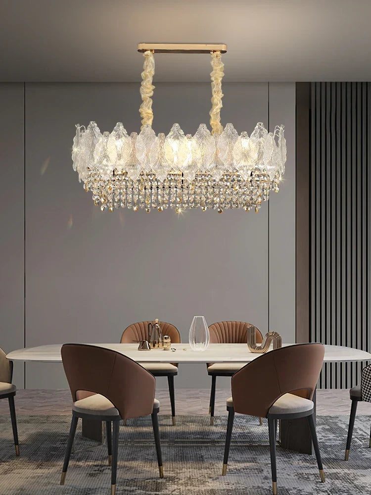 Elegant French Crystal Chandelier - Postmodern Light Luxury for a Luxurious Atmosphere in Living Rooms, Dining Rooms, and Bedrooms