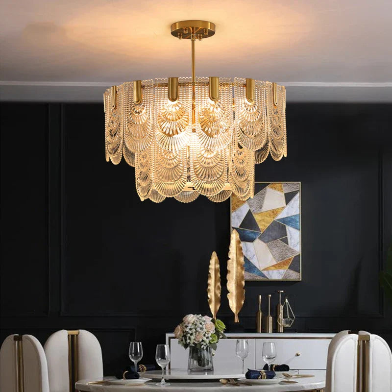 French Luxury Chandelier - Postmodern Designer Elegance for Living Rooms, Master Bedrooms, and Dining Spaces