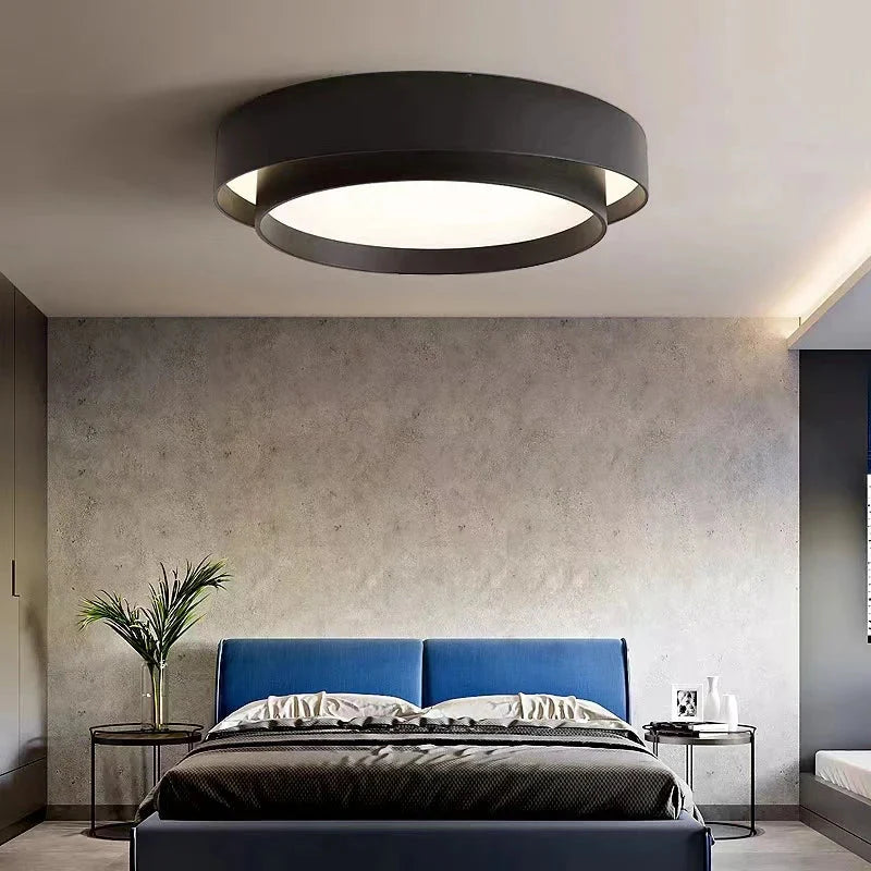 Nordic Bedroom Lamp - Minimalist Modern Ceiling Lamp for Designer Living Room, Kitchen, Study Lighting, and Home Decor