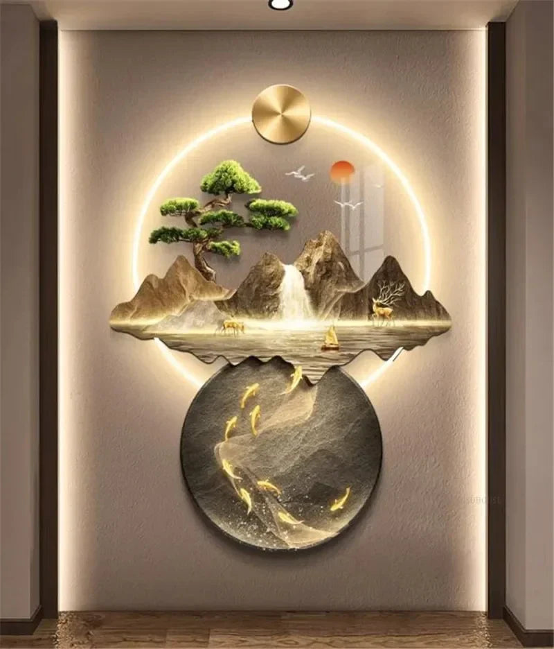 Dlight Decor 3D Wall Painting Light for Hallway Art