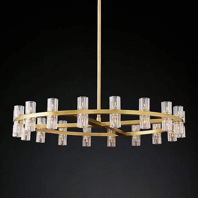 Luxurious Crystal Chandelier - Modern Elegance for Villa Duplexes, Living Rooms, and Home Decor