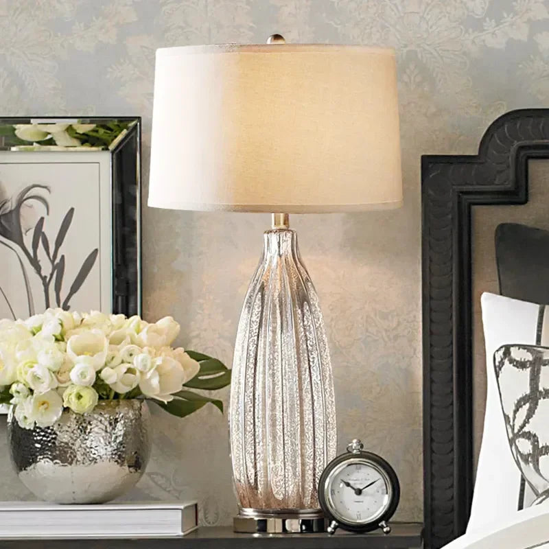Minimalist Modern Retro American Desk Lamp - Luxury Bedside Light for Bedroom and Living Room