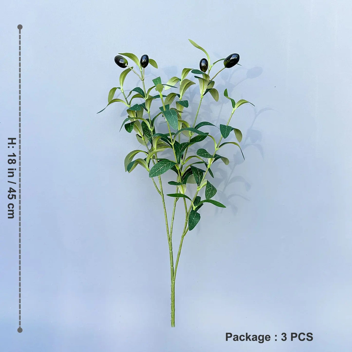 65-200CM Artificial Olive Plant tree High Branches Faux plant Plastic Leaf  Ornamental indoor Artificial Plant for Home Decor