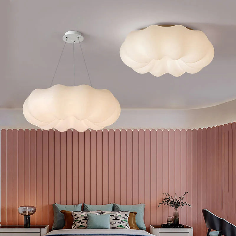 Clouds Ceiling Light - Perfect for Dining Room, Children's Bedroom, Hall - White LED Chandelier - Creative Decorative Lighting Fixture for Daily Illumination