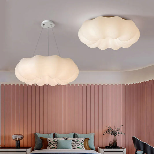 Clouds Ceiling Light - Perfect for Dining Room, Children's Bedroom, Hall - White LED Chandelier - Creative Decorative Lighting Fixture for Daily Illumination