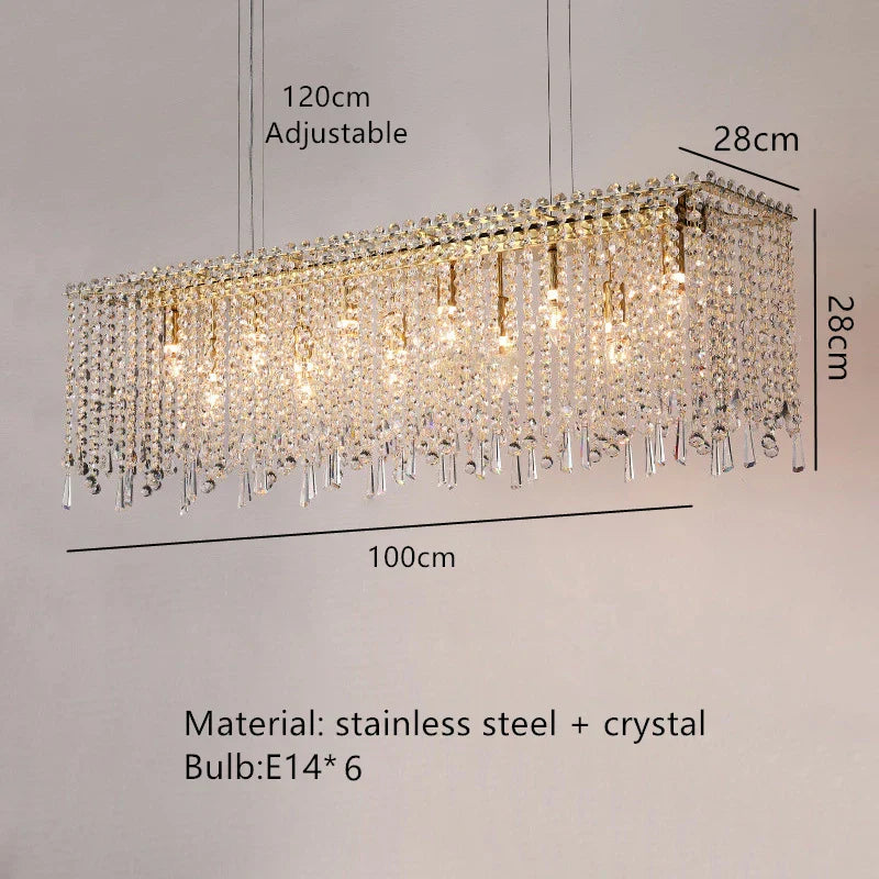 Chic Light Luxury Living Room Chandelier - Ideal for Creating Atmosphere in Lobbies, Showrooms, Bedrooms, and Dining Rooms
