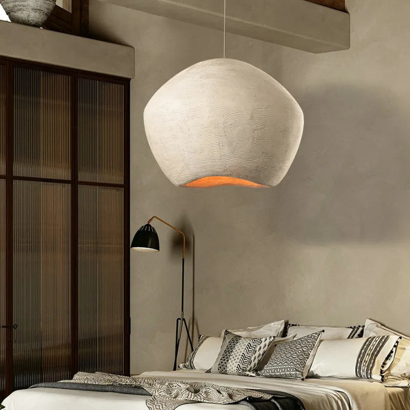 Nordic Minimalist Wabi-Sabi Art Pendant Lights - Perfect for Restaurants, Homestays, Bedrooms, and Loft Decor